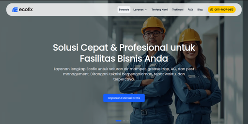 Website Company Profile - Ecofix
